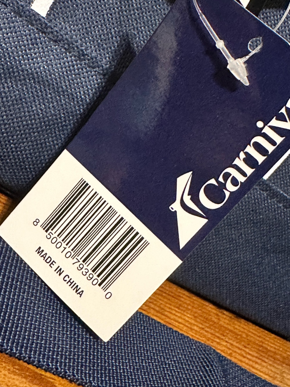 NWT Carnival Cruise Line Insulated Cooler Bag Palm Tree Beach Tote Navy Blue Red - Picture 2 of 8